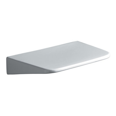 Plum&clay Bellio Wall Hung Ceramic Bathroom Shelf (W)400mm from B&Q