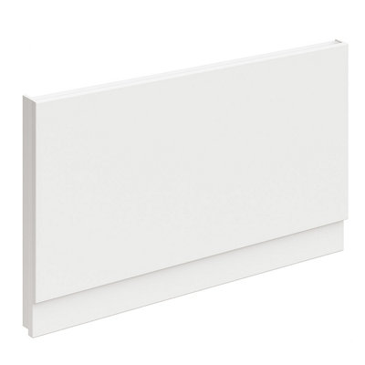 Plum&clay Jenner Matt White End Bath Panel (L)800mm from B&Q
