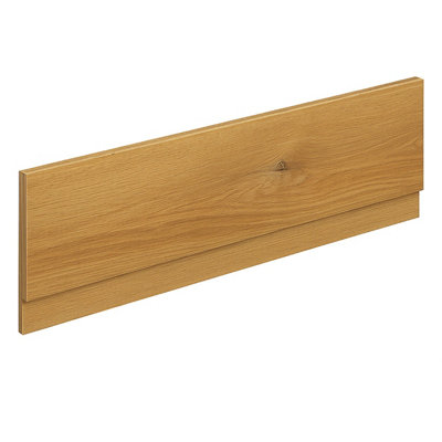 Plum&clay Declan Oak Front Bath Panel (W)1800mm from B&Q