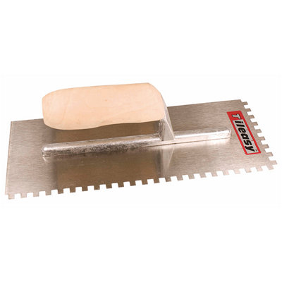 Tileasy 6mm Square Notched Trowel from B&Q