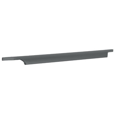 B&Q -  Nasino Gun Grey Cabinet Door Pull Bar Handle (W)220mm