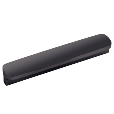 B&Q -  Rhode Matt Black Cabinet Door Pull Bar Handle (W)172mm