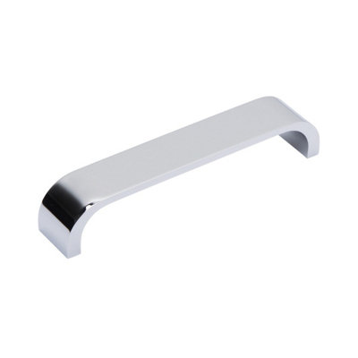 B&Q -  Cubic Chrome Cabinet Door Pull Bar Handle (W)169mm