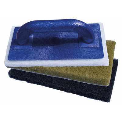Tileasy Grout & Adhesive Emulsifying Scouring Pads Set from B&Q