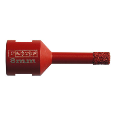 Tileasy 8mm Angle Grinder Dry Diamond Drill Bit from B&Q