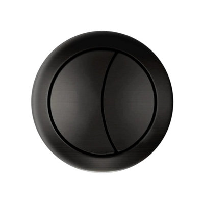 Plum&clay Herald Matt Black Flush Button For Herald Close Coupled Toilet from B&Q