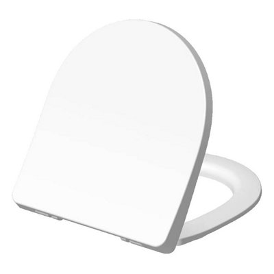 Plum&clay Herald Antibacterial Soft Close Toilet Seat With Quick Release Hinges from B&Q