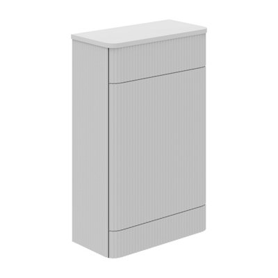 Plum&clay Solara Fluted White Back To Wall Toilet Wc Unit from B&Q