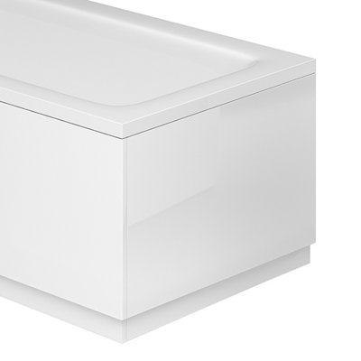 Plum&clay Eden Gloss White End Bath Panel (L)800mm from B&Q