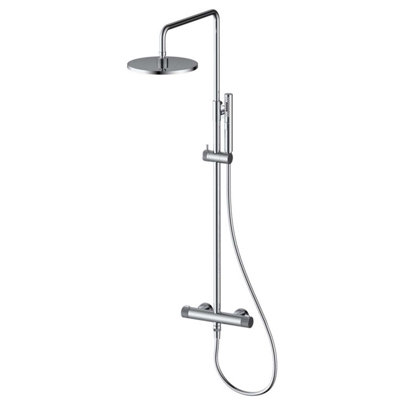 Plum&clay Carmelo Chrome Thermostatic Shower Pack from B&Q