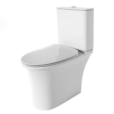 Plum&clay Kira Rimless Close Coupled Toilet from B&Q