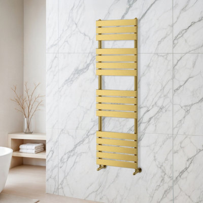 B&Q -  Ruby Gold Heated Towel Radiator Rail (H)1600mm (W)500mm