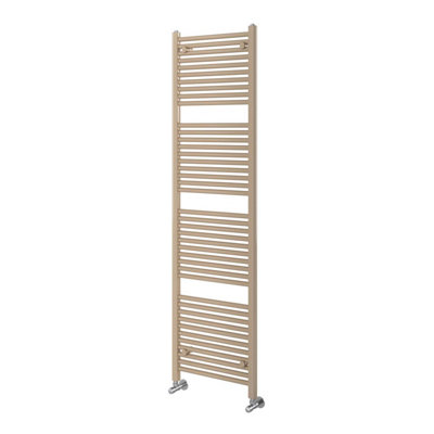 Plum&clay Triton Brown Heated Towel Radiator Rail (H)1800mm (W)500mm from B&Q