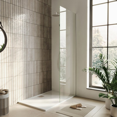 Plum&clay Elara Rectangular Slimline Shower Tray (L)1400mm (W)800mm (H)25mm from B&Q