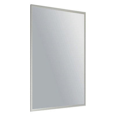 Plum&clay Norton Aluminium Framed Mirror (W)400mm (H)700mm from B&Q