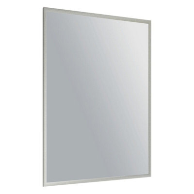 Plum&clay Norton Aluminium Framed Mirror (W)600mm (H)700mm from B&Q