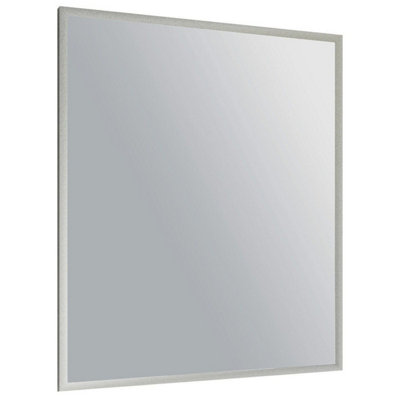 Plum&clay Norton Aluminium Framed Mirror (W)800mm (H)700mm from B&Q