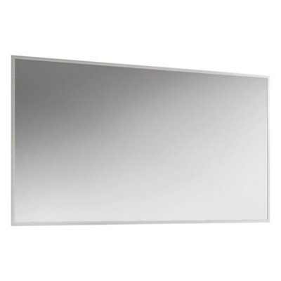 Plum&clay Norton Aluminium Framed Mirror (W)1200mm (H)700mm from B&Q