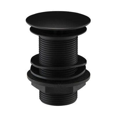 Plum&clay Black Free Running Basin Waste from B&Q
