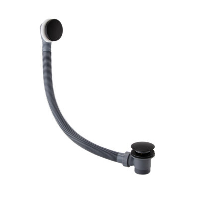 Plum&clay Black Bath Click Clack Waste from B&Q