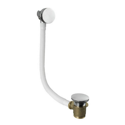 Plum&clay Chrome Bath Overflow Filler from B&Q