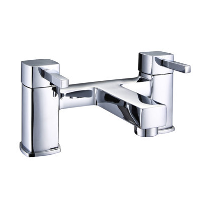 Plum&clay Cubic Chrome Plated Bath Filler Tap from B&Q