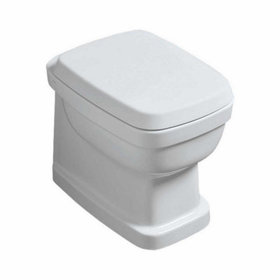 Plum&clay Everly Traditional Back To Wall Toilet With Soft Close Seat from B&Q