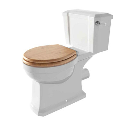 Plum&clay Violet Traditional Victorian Design Close Coupled Toilet from B&Q