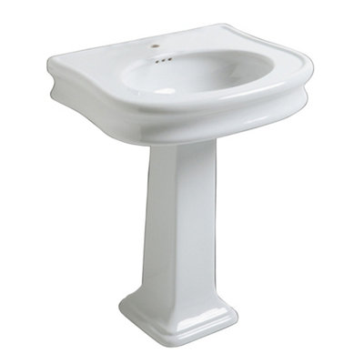 Plum&clay Lyana Traditional Full Pedestal Basin from B&Q