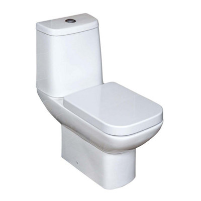 Plum&clay Thornfield Close Coupled Toilet With Soft Close Seat from B&Q