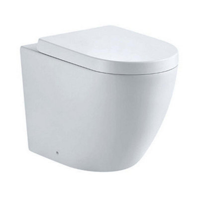 Plum&clay Isaac Back To Wall Toilet With Soft Closing Seat from B&Q