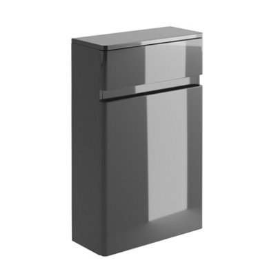Plum&clay Marvel Gloss Dark Grey Back To Wall Toilet Wc Unit from B&Q