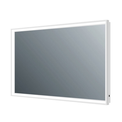 Plum&clay Solstice Chrome Led Illuminated Backlit Bathroom Mirror (H)700mm (W)1000mm from B&Q