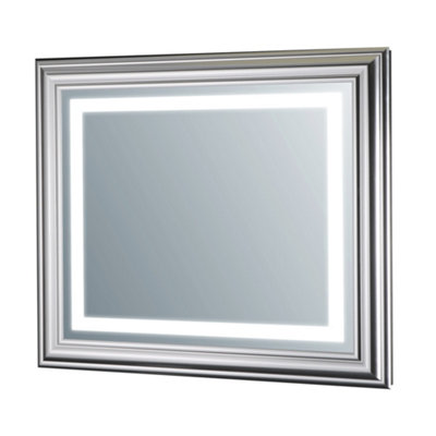 Plum&clay Calvin Led Illuminated Backlit Traditional Bathroom Mirror (H)700mm (W)1000mm from B&Q