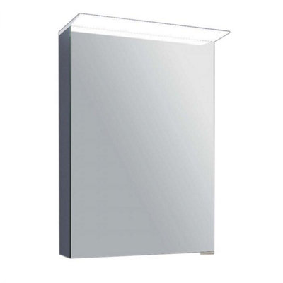 B&Q -  Carmie Led Illuminated Single Mirrored Wall Cabinet (H)715mm (W)500mm