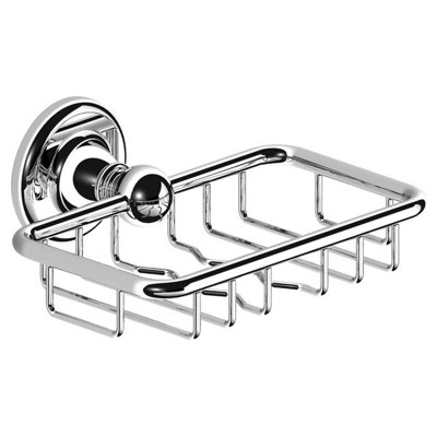 Plum&clay Kingham Small Bathroom Wire Soap Basket from B&Q