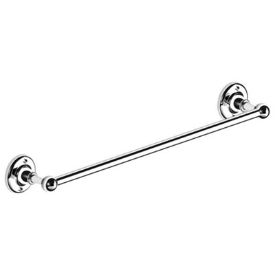 Plum&clay Kingham Bathroom Wall Mounted Chrome Traditional Towel Rail from B&Q