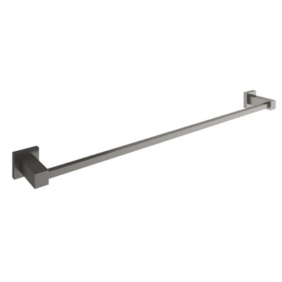 Plum&clay Tate Bathroom Wall Mounted Gun Grey Towel Rail (W)60Cm from B&Q