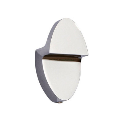 Plum&clay Melody Bathroom Wall Mounted Chrome Single Robe Hook from B&Q