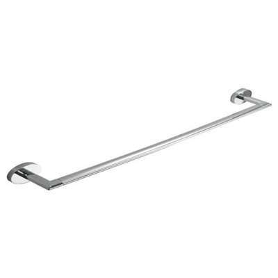 Plum&clay Tyrell Bathroom Wall Mounted Chrome Towel Rail (W)60Cm from B&Q