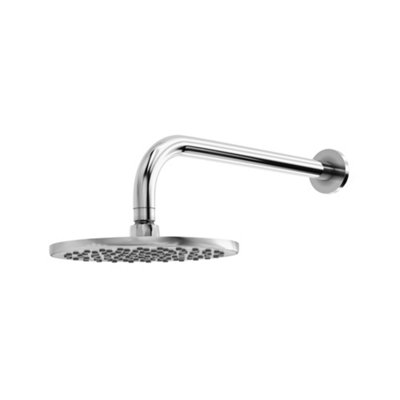Plum&clay Emilia Round Chrome Shower Head & Arm from B&Q