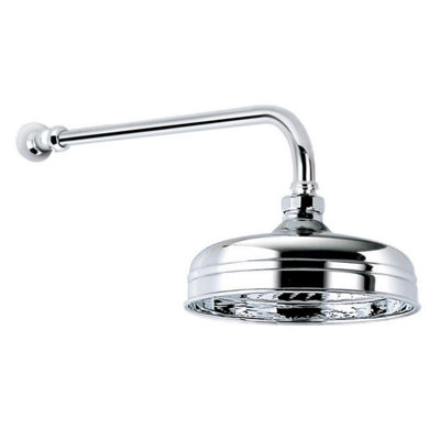 Plum&clay Kingham Traditional Exposed Waterfall Shower Head from B&Q