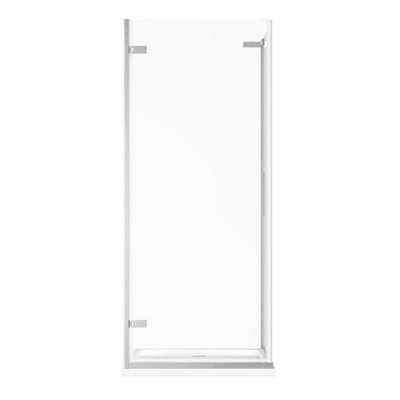 Plum&clay Lola Chrome Shower Enclosure Side Panel (W)800mm from B&Q