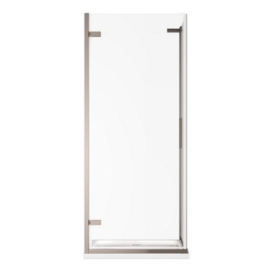 Plum&clay Lola Gun Grey Shower Enclosure Side Panel (W)800mm from B&Q