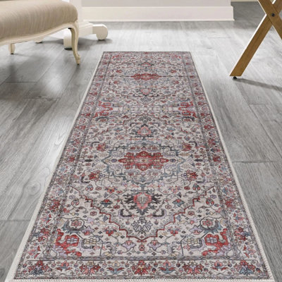  - Multicoloured Persian Medium Runner(L)180Cm X (W)60Cm