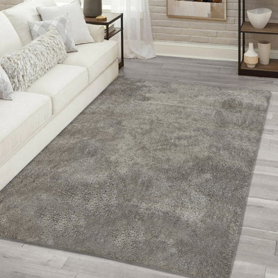 Mink Plain Medium Rug(L)170Cm X (W)120Cm from B&Q
