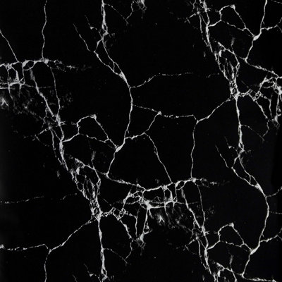 Zed Décor Zed Decor Marble Sticky Back Plastic Granite Self Adhesive Vinyl Wallpaper 45Cm X 300Cm Black Carrara M2325 from B&Q