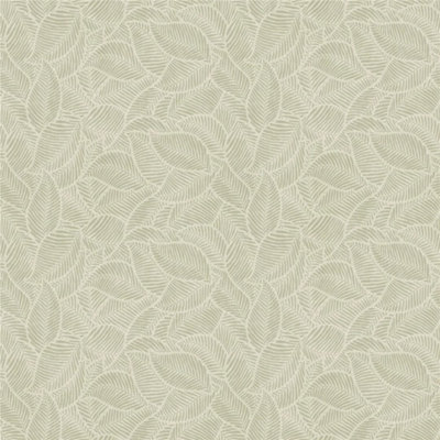 Leaf Print Sage Wallpaper By Arthouse from B&Q