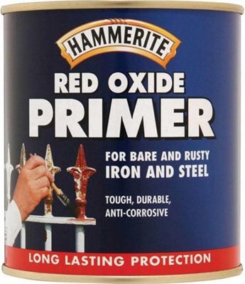 Hammerite Red Oxide PrimerMetal Primer For Bare & Rusty Metal 500Ml from B&Q