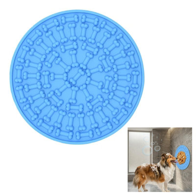 ATEK Lick Mats For Dogs And Cats With Suction Cups Bpa Free Slow Feeder For Anxiety Relief And Grooming Calm Behavior Pet Food Mats from B&Q